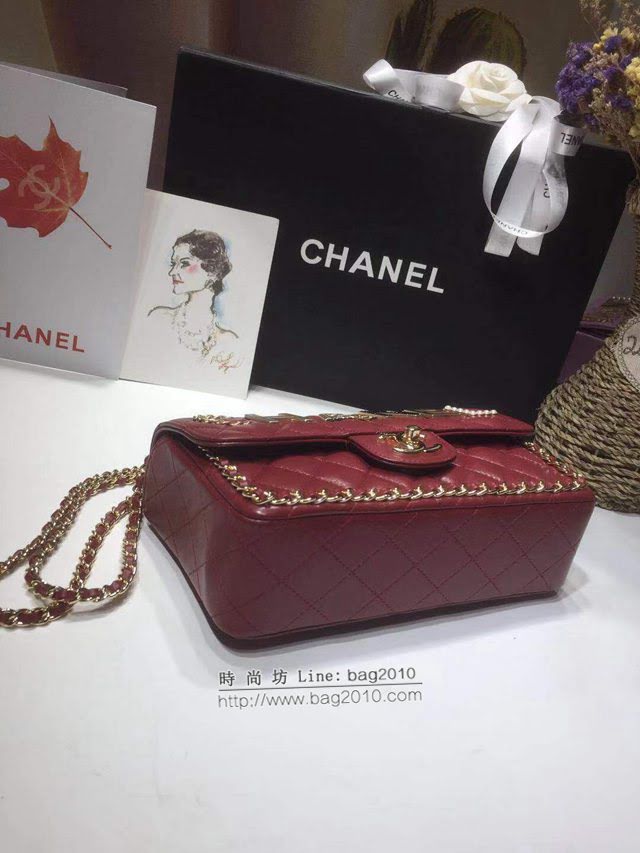 Chanel女包 香奈兒專櫃最新款CF鏈條女包 Chanel2021早春限量版口蓋包 9913  djc4340